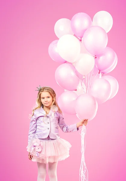 Princess with balloons