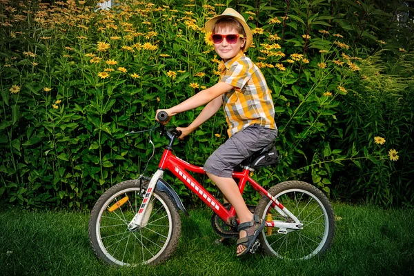 Kid on a bike