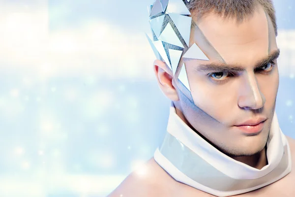 Futuristic man - Stock Image - Everypixel Futuristic man - Stock Image - Everypixel