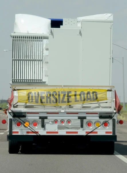 Oversize load on a truck