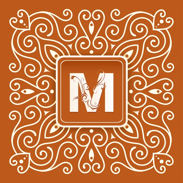 Retro monogram