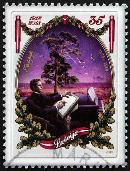 LATVIA - CIRCA 2012: A stamp printed in Latvia from the \