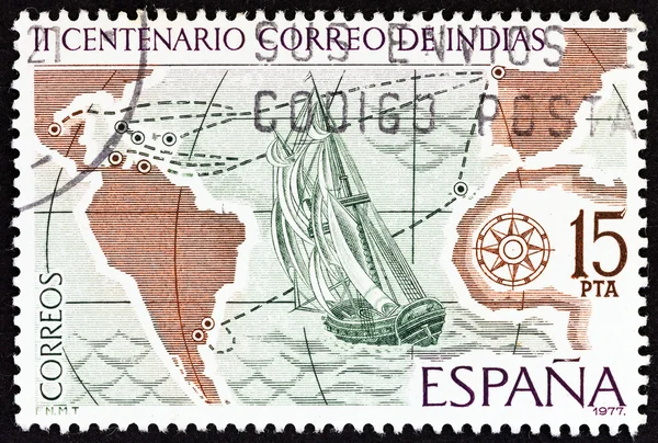 SPAIN - CIRCA 1977: A stamp printed in Spain from the 