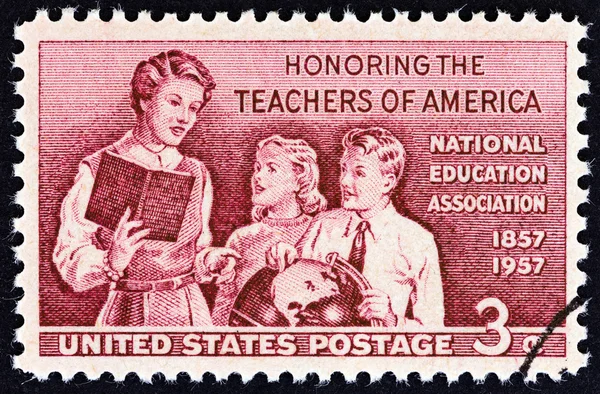 USA - CIRCA 1957: A stamp printed in USA from the 