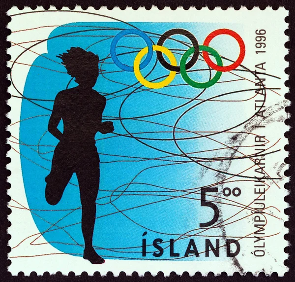ICELAND - CIRCA 1996: A stamp printed in Iceland from the 