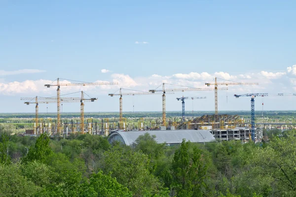 Construction of a new football stadium for the world Cup in 2018