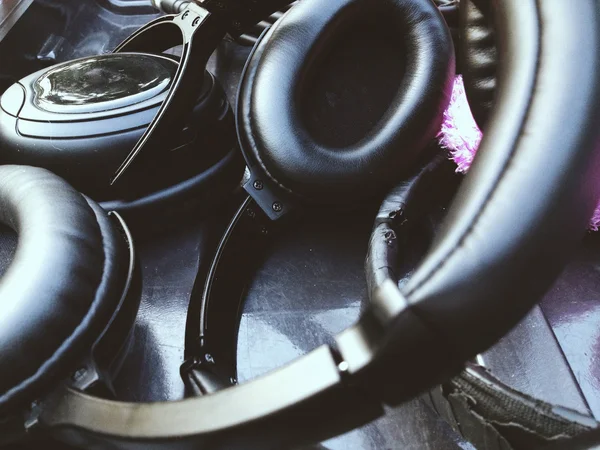 Headphones close up