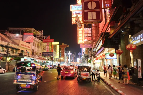CHINATOWN, BANGKOK,Yaowarat Road at night