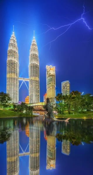 Kuala Lumpur night Scenery in the park, Malaysia