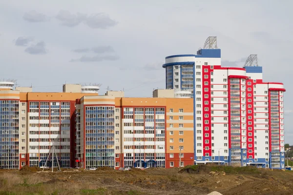 SARANSK, RUSSIA - MAY 9: New modern apartment complex on May 9,