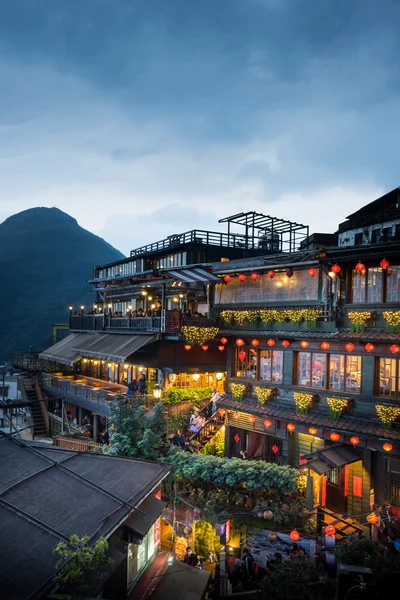 Hillside tea houses in Jiufen Taiwan.