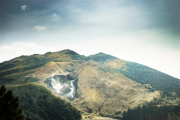 Xiaoyoukeng active crater in Datun post volcano area located in