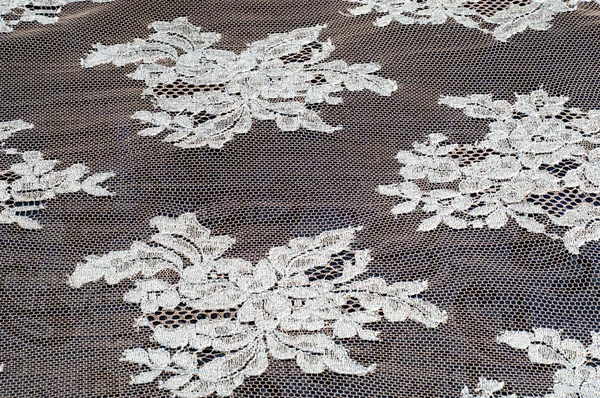 Lace on the fabric. tissue, textile, cloth, fabric, material, te