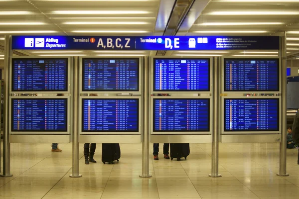 Digital display departure times