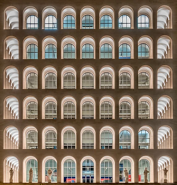 The Palazzo della Civilta Italiana, aka Square Colosseum, Rome