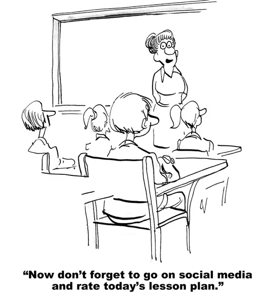 Rate Teacher\'s Lesson Plan on Social Media