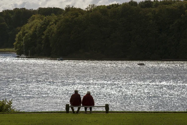 Couple on bench