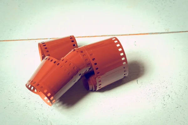 35mm negative film with filter effect retro vintage style
