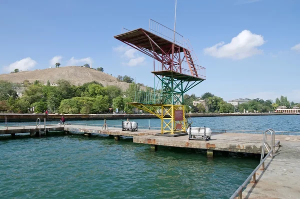 Diving Board into the water in Kerch