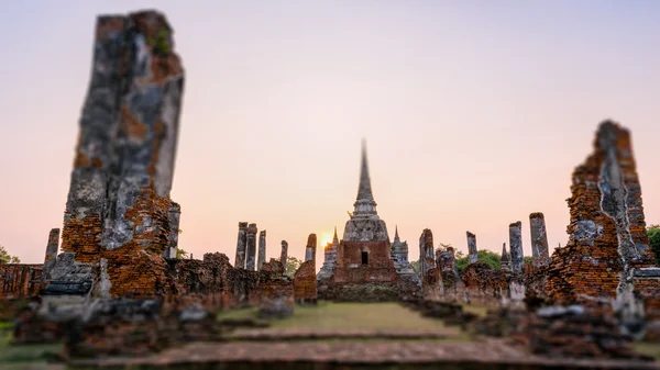 Tilt-Shift Wat Phra Si Sanphet, Thailand