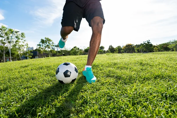 Kicking the ball