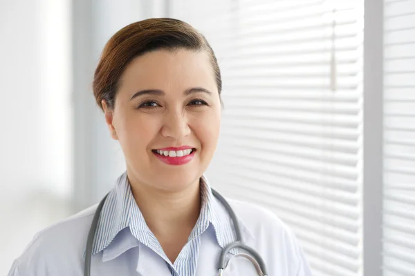 General practitioner smiling