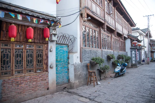 Lijiang, China - October 23, 2015: Daily life in ancient city Li