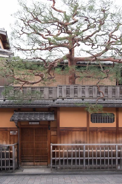Japanese house in Gion district in Kyoto Japan