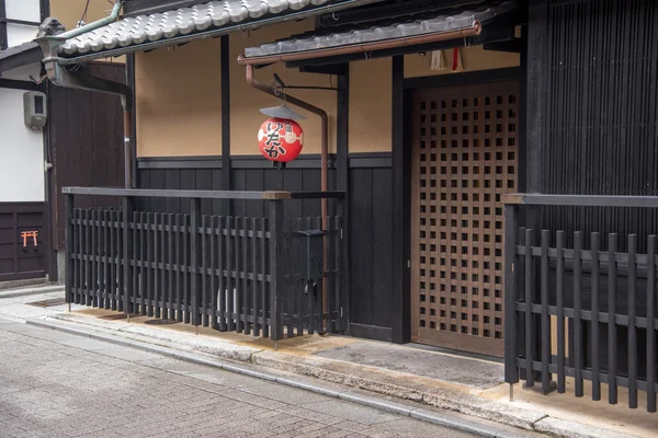 Japanese house in Gion district in Kyoto Japan