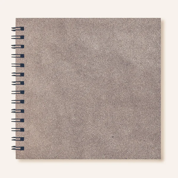 Recycled paper notebook front cover