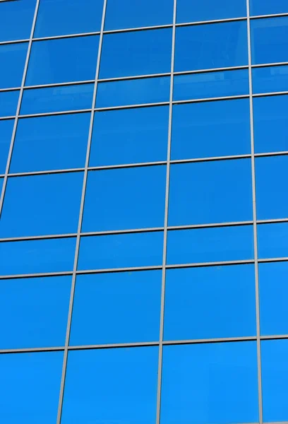 Glass windows of a big building