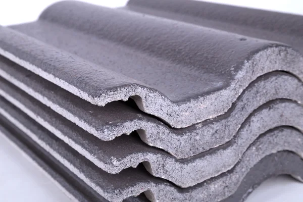 Stack of concrete roof tile (gray)