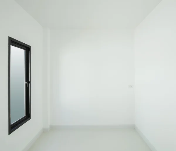 Empty room with window in house