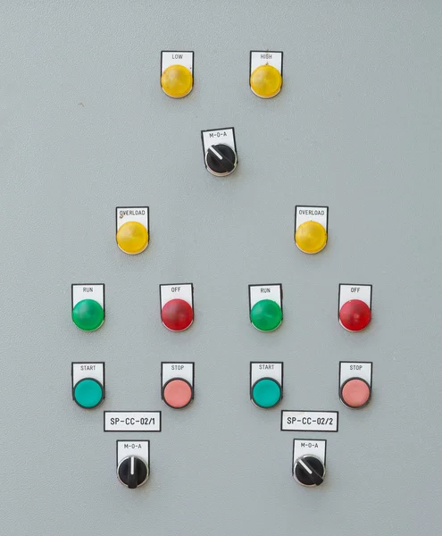 Industrial switching button control panel