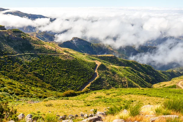 Mountains above the clouds, Madeira Island, Portugal