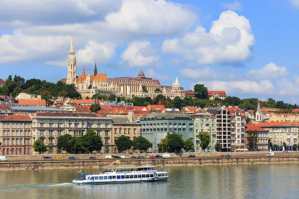 HUNGARY, BUDAPEST- JULY 24: A view to Budapest on July 24, 2014. Budapest is one of the most visited by tourists capital in Europe