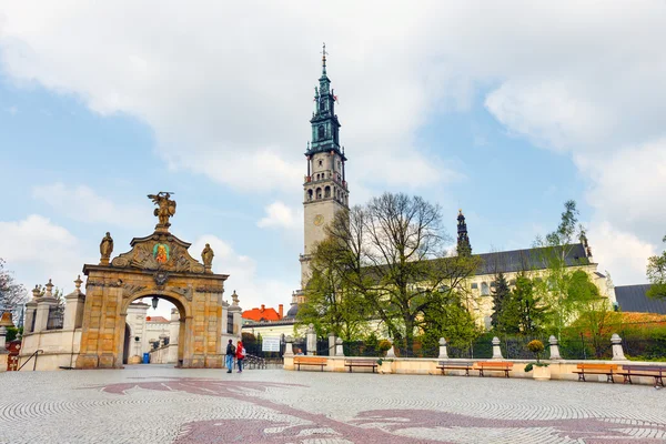 Czestochowa, Poland, 29 April 2015: Jasna Gora sanctuary in Czestochowa, Poland. Very important and most popular pilgrimary place in Poland