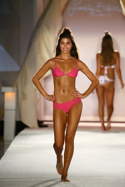 Frankies Bikinis fashion show at W hotel for Miami Swim Week
