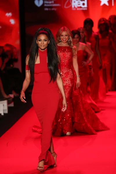 Ciara walks at the Go Red For Women Red Dress Collection