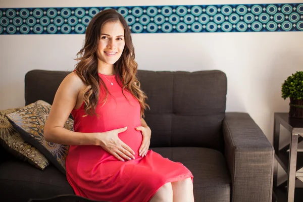 Woman relaxing at home