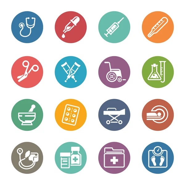 Medical Equipment & Supplies Icons - Dot Series