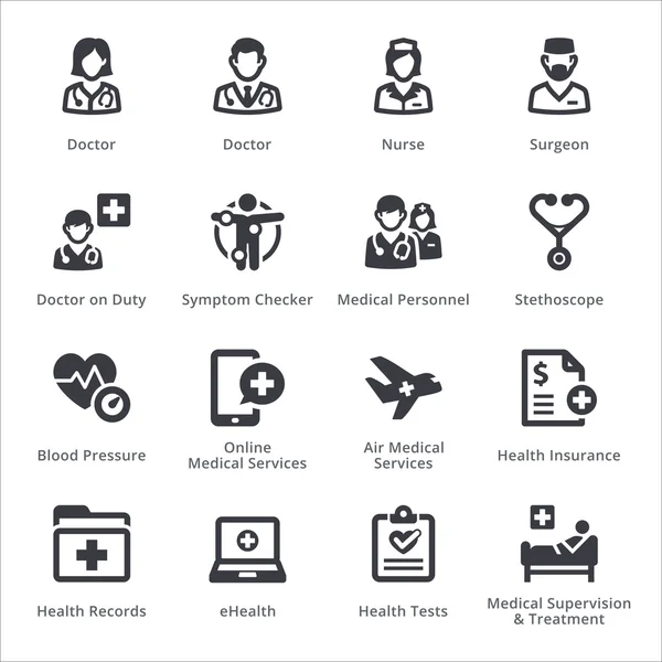 Medical Services Icons Set 2 - Sympa Series | Black