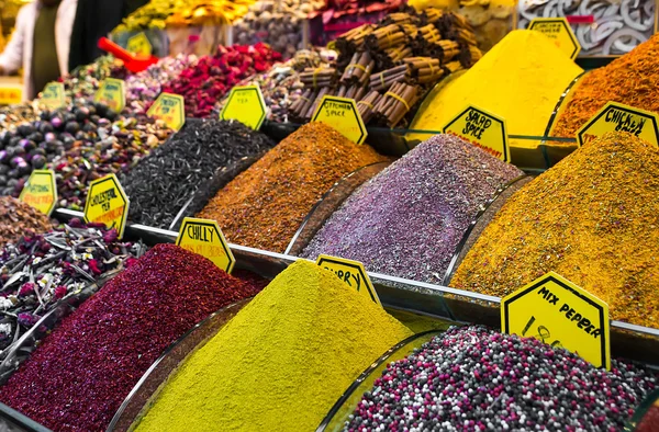 Spices, teas at the bazaar