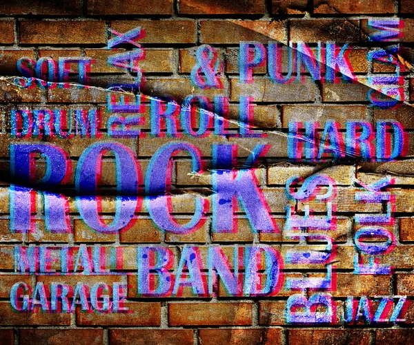 Grunge rock poster