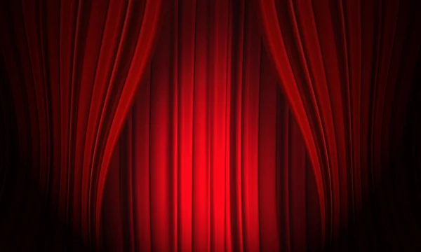 Red curtain background