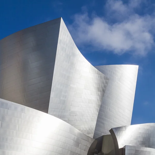 LOS ANGELES - JULY 26: Walt Disney Concert Hall in Los Angeles, CA on July 26, 2015. The concert hall houses is a design by architect Frank Gehry.