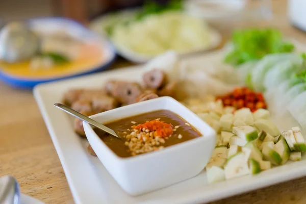 Vietnam food in restaurant
