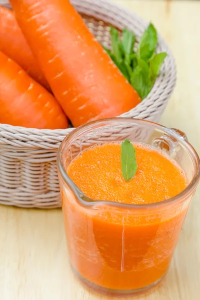 Carrot juice smoothie