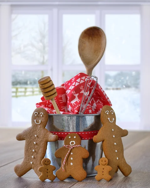 Gingerbread With Baking Utensils