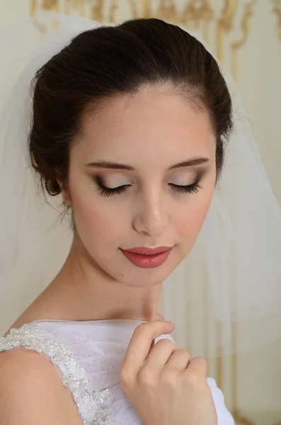 Beautiful bride face